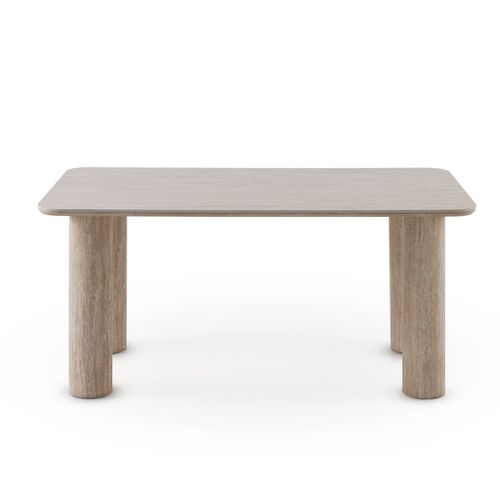 Table Rectangulaire 160x90 Avec Plateau En Céramique