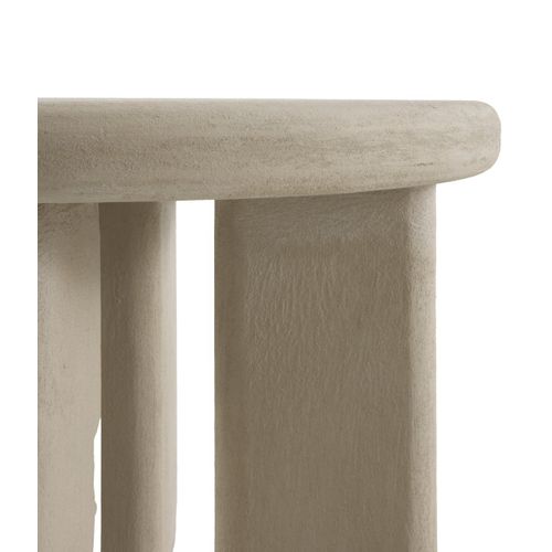 Table Basse 60 Diamètre Ciment Sable En Polyresine