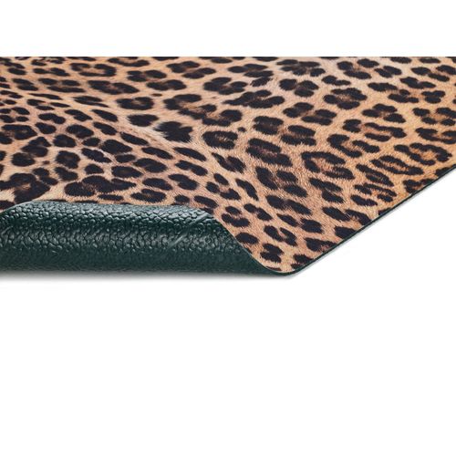 Tapis De Cuisine Animal Print Ricci Leopardo Jaune/noir 52x100 Cm