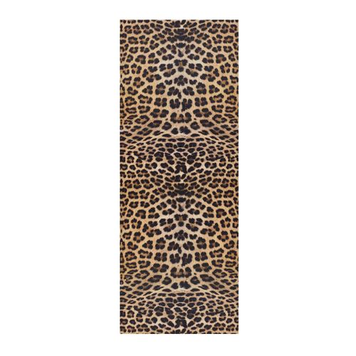 Tapis De Cuisine Animal Print Ricci Leopardo Jaune/noir 52x200 Cm