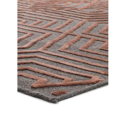 Tapis Moderne Lana 913 Cuivre 67x105 Cm