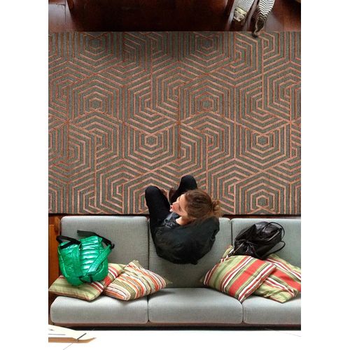 Tapis Moderne Lana 913 Cuivre 160x230 Cm