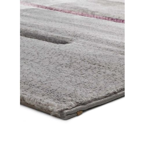 Tapis Géométrique Detroit 20612 Lilas/gris 80x150 Cm