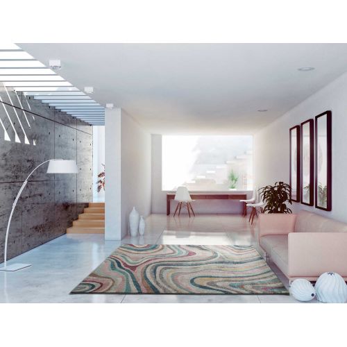 Tapis Abstrait Parma 20055 Multicolore 60x120 Cm