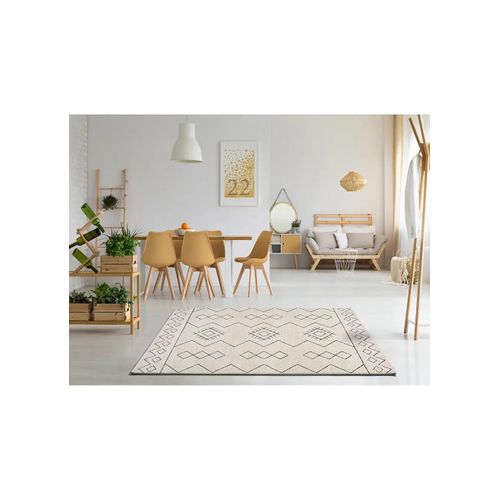 Tapis Ethnique Malika Etnica Blanc 140x200 Cm