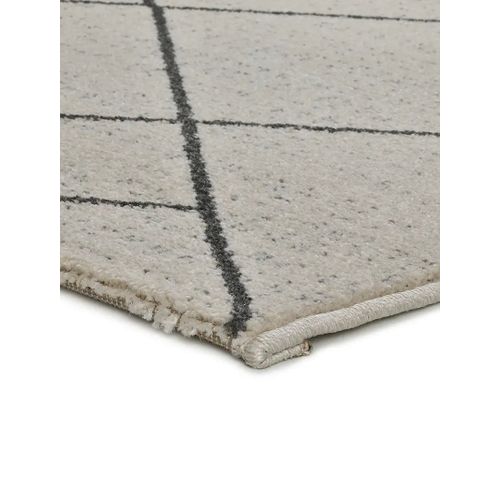 Tapis Ethnique Malika Bereber Blanc 140x200 Cm
