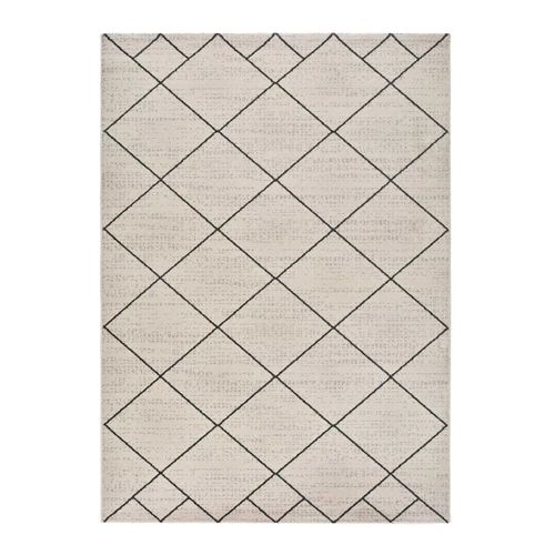 Tapis Ethnique Malika Bereber Blanc 160x230 Cm