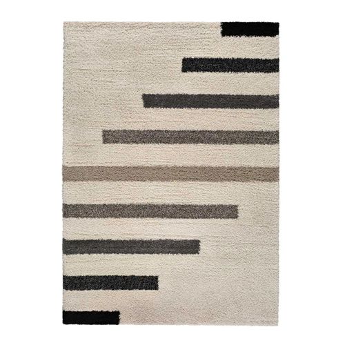 Tapis Shaggy Géométrique Scenic 354 Beige/gris 120x170 Cm