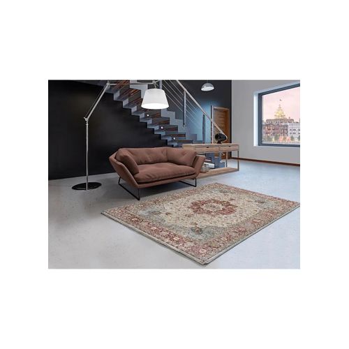 Tapis Vintage Tabriz 52011 Grenat/beige 160x230 Cm