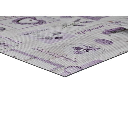 Tapis De Cuisine Plantes Sally Lavanda Lilas/blanc 48x200 Cm
