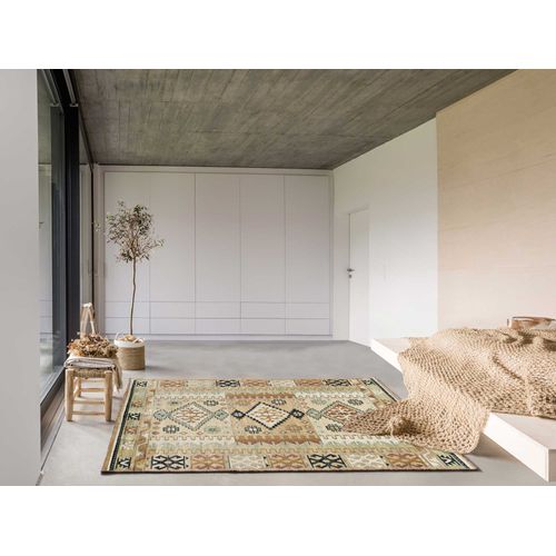 Tapis Ethnique Antalia 711 Beige/rouille 95x140 Cm