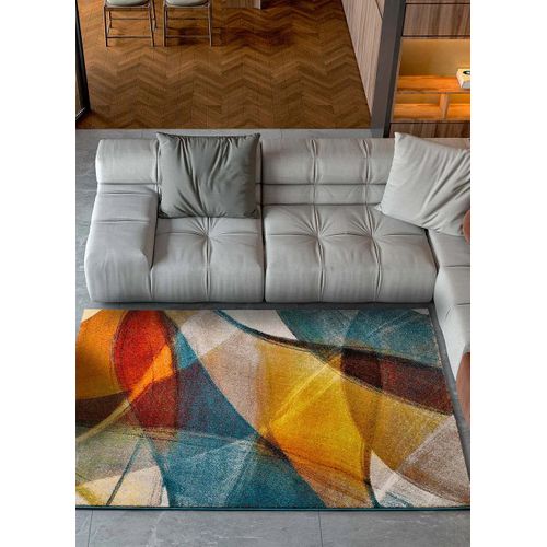 Tapis Géométrique Leire 40182 Multicolore 80x150 Cm