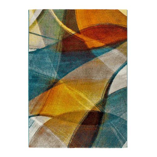 Tapis Géométrique Leire 40182 Multicolore 80x150 Cm