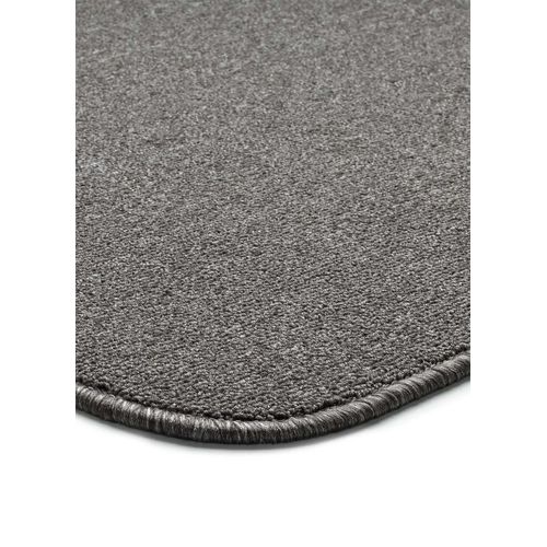 Tapis Lavable Uni Leila Liso Gris 67x250 Cm