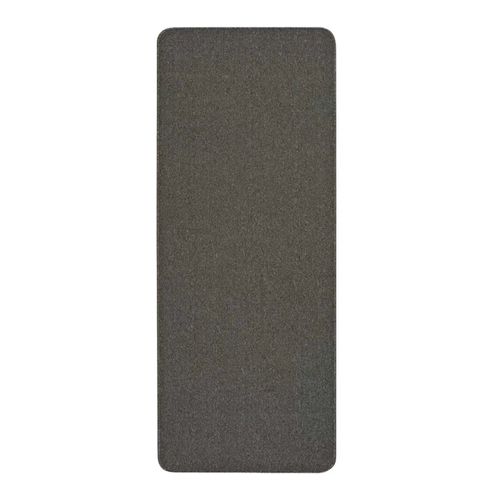 Tapis Lavable Uni Leila Liso Gris 67x250 Cm