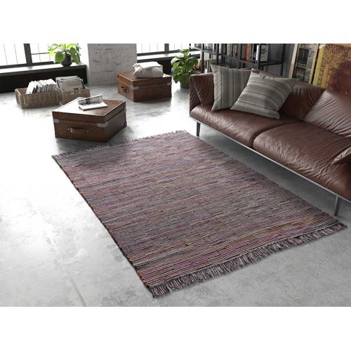 Tapis Ethnique à Franges Recraft 690 Multicolore 60x90 Cm