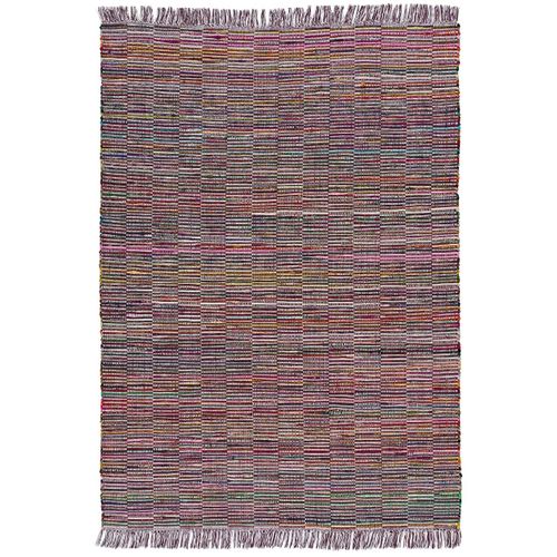 Tapis Ethnique à Franges Recraft 690 Multicolore 60x90 Cm