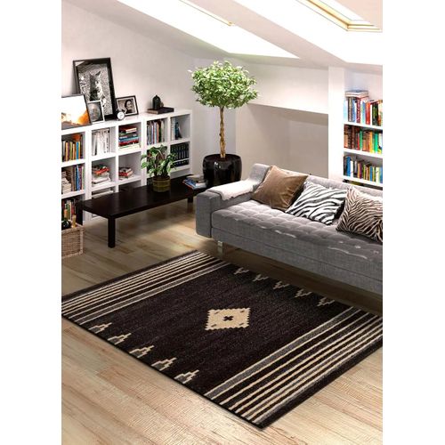 Tapis Ethnique New York 12350 Anthracite 160x230 Cm