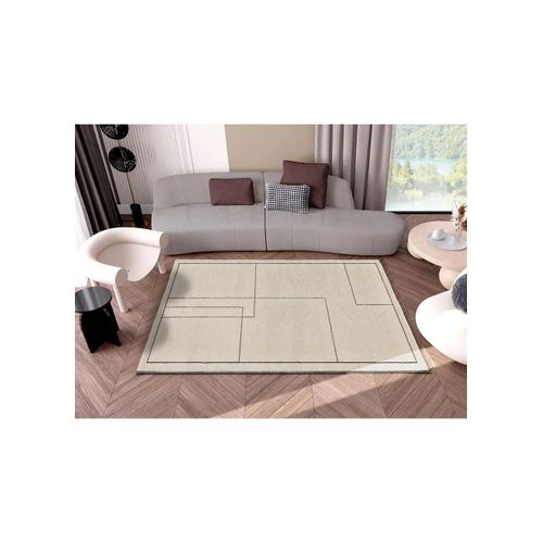 Tapis Abstrait Los Angeles Lines 12353 Multicolore 160x230 Cm
