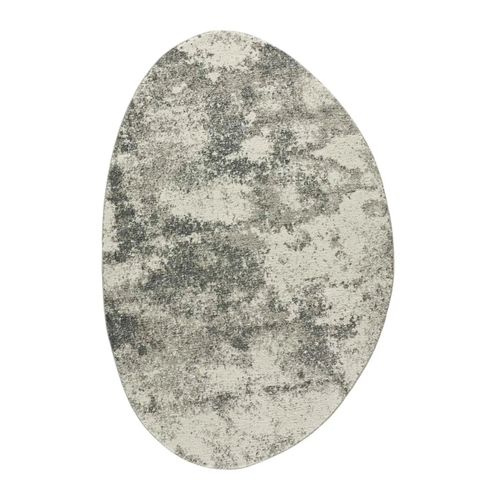 Tapis Abstrait Reflex Piedra 642 Sh Gris 194x290 Cm