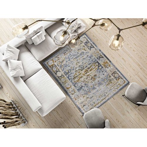 Tapis Vintage Springs 2268 Bleu/rouille/beige 77x150 Cm