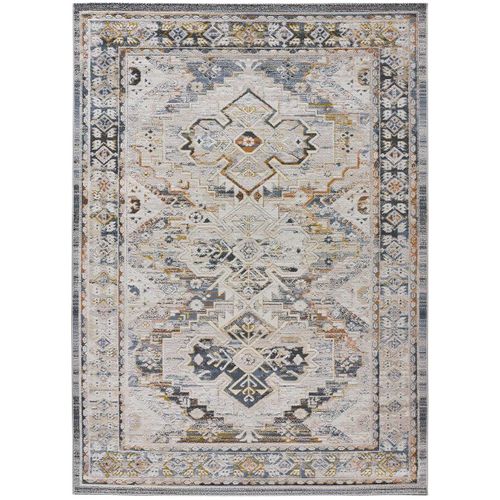 Tapis Vintage Springs 2185 Beige/rouille/bleu 77x150 Cm