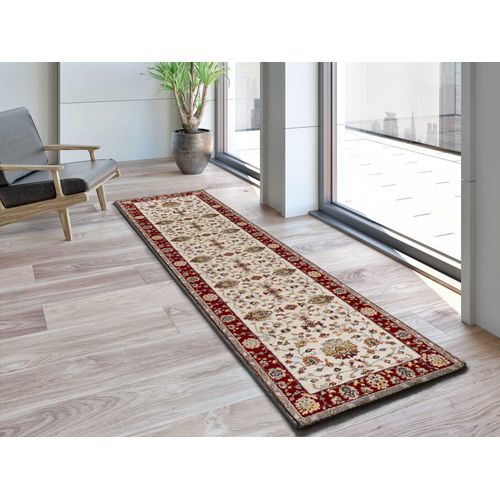 Tapis Classique Classic 12505 Crème/rouge 67x250 Cm