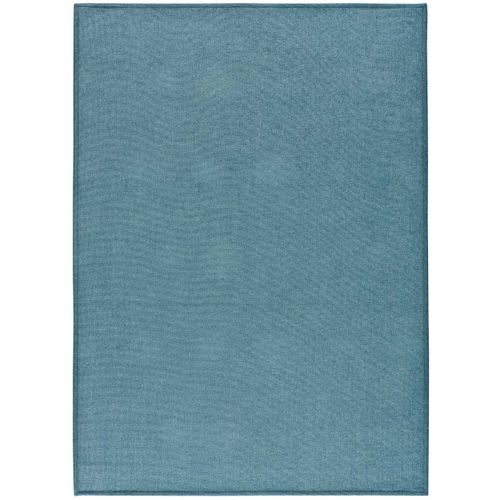 Tapis Lavable Uni Harris Liso Bleu 60x120 Cm