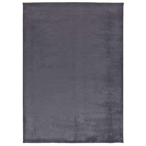 Tapis Lavable Uni Coraline Liso Anthracite 80x150 Cm
