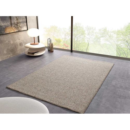 Tapis Lavable Uni Petra Liso Crème/beige/gris 120x170 Cm