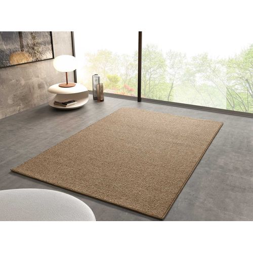 Tapis Lavable Uni Petra Liso Marron Clair 200x290 Cm