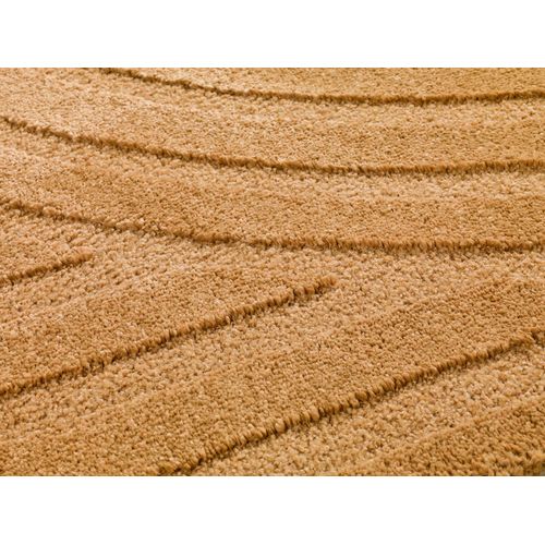 Tapis Scandinave à Relief Snowy 59773 Moutarde 120x170 Cm