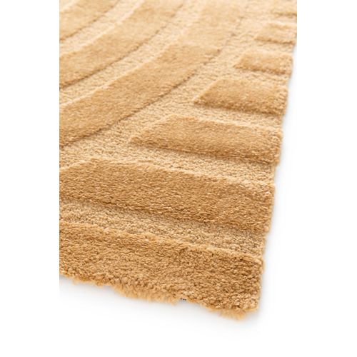 Tapis Scandinave à Relief Snowy 59773 Moutarde 120x170 Cm