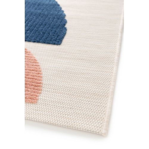 Tapis Extérieur 160x230 Cm Multicolore Rectangulaire Mila Géométrique Avec Relief