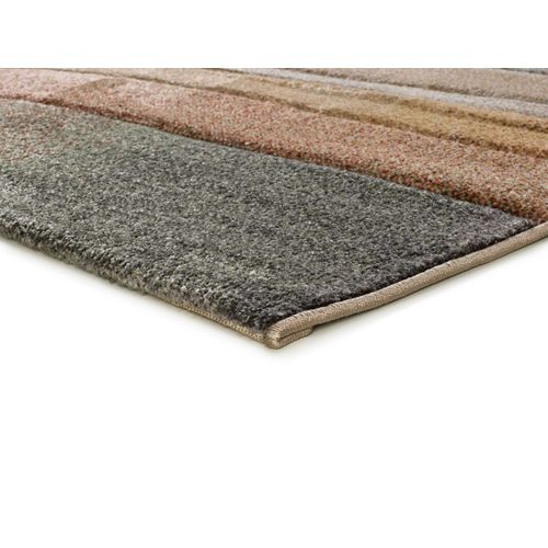 Tapis Géométrique Sora 40324 Beige/rouille/vert 140x200 Cm