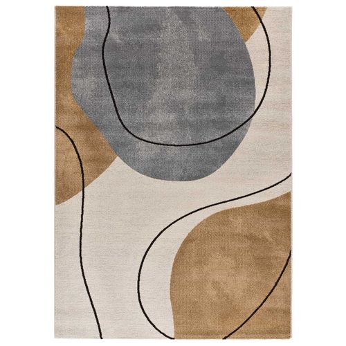 Tapis Formes Organiques New York 12795 Beige/gris/marron 160x230 Cm