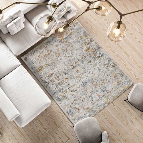 Tapis Vintage Springs 3898 Beige/rouille/bleu 115x170 Cm