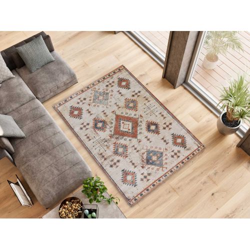Tapis Ethnique Parma 54553 Rouille/beige 120x170 Cm