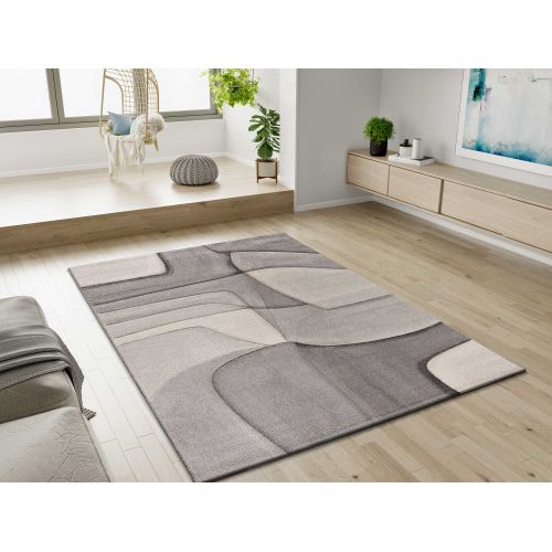 Tapis Moderne Medel 40378 Gris 160x230 Cm