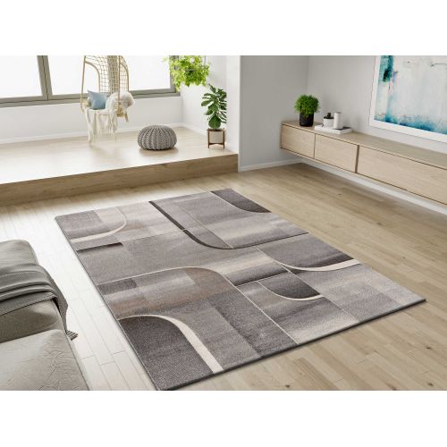 Tapis Moderne Medel 40379 Gris 140x200 Cm