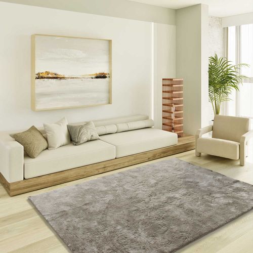 Tapis Shaggy Roma Liso Pierre 80x150 Cm