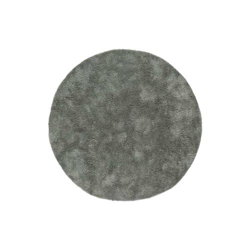 Tapis Rond Shaggy Roma Liso Anthracite 120x120 Cm