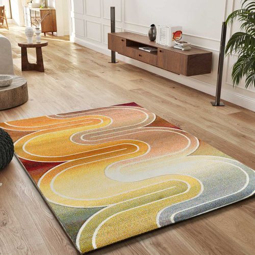Tapis Géométrique Sybil 40408 Multicolore 160x230 Cm