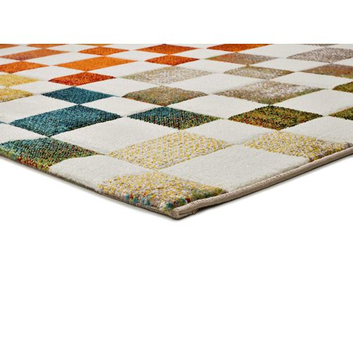 Tapis Damier Brunei 40411 Multicolore 160x230 Cm