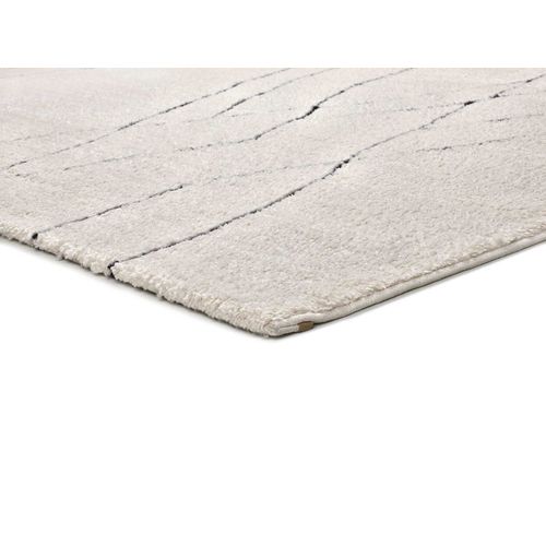 Tapis Berbère à Relief Turin 2379 Blanc/noir 120x170 Cm