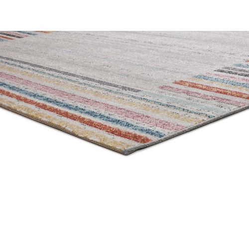 Tapis Extérieur Géométrique Samara 54573 Gris/multicolore 120x170 Cm