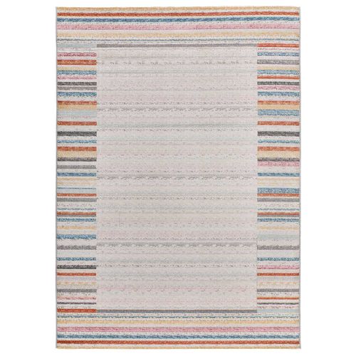 Tapis Extérieur Géométrique Samara 54573 Gris/multicolore 120x170 Cm