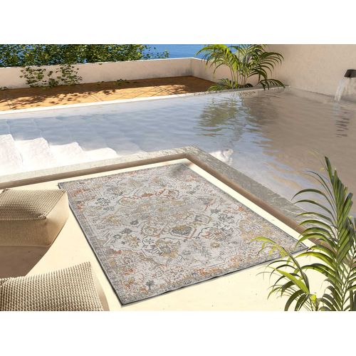 Tapis Extérieur Vintage Samara 54574 Beige/gris 120x170 Cm