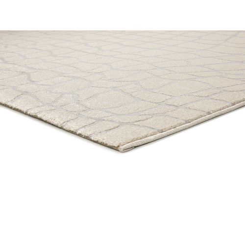 Tapis Moderne à Relief Baresa 12941 Crème/gris 133x190 Cm