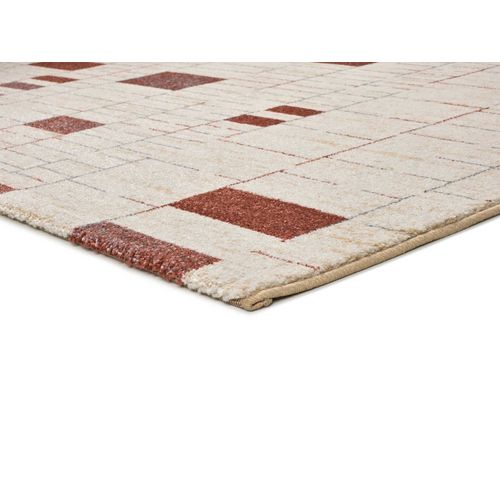 Tapis Moderne Beruti 12920 Beige/rouille 80x150 Cm